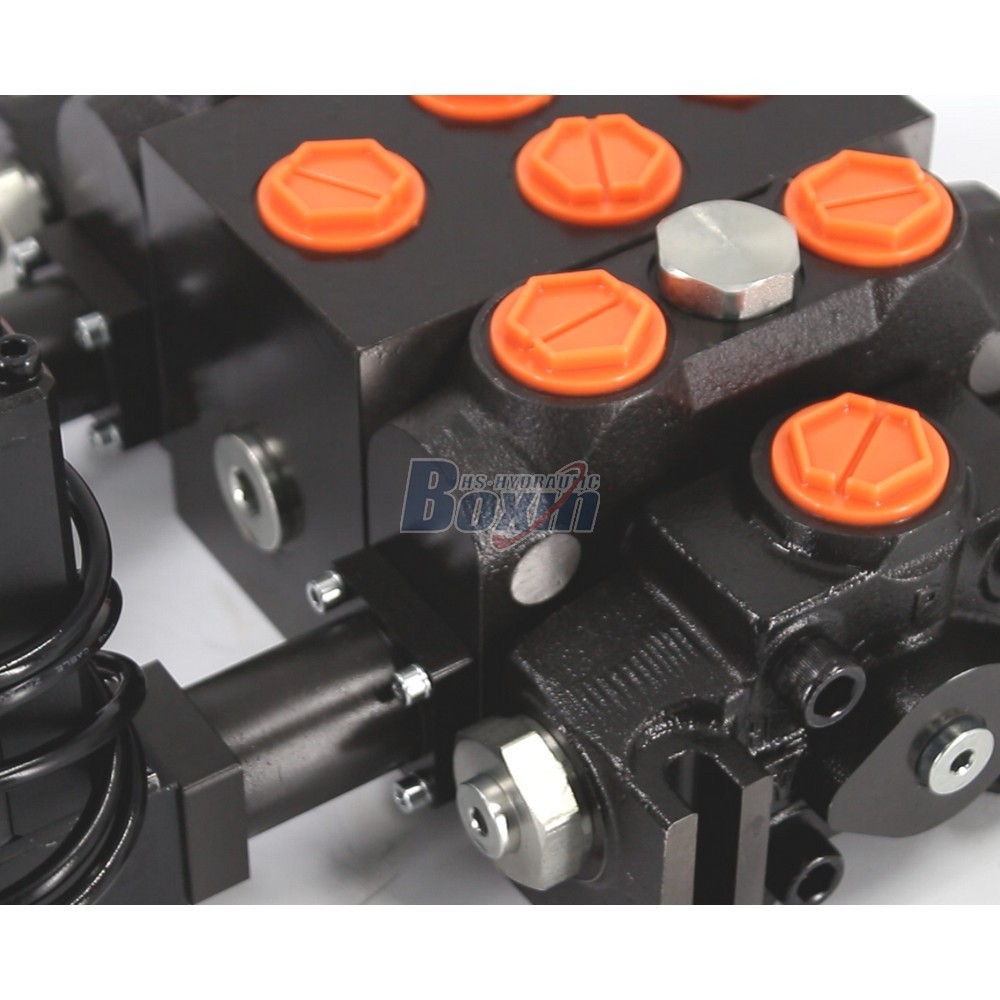 Factory Wholesale DCV200 2 Spool Electric Motor Sectional Directional Valve detail image